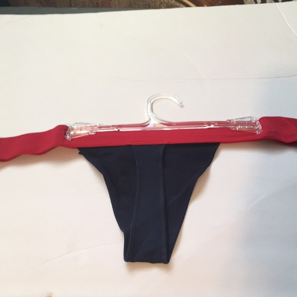 Tommy Hilfiger Thong Red Blue Waistband L XL - Picture 2 of 2